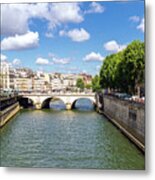 River Seine, Paris, France Metal Print