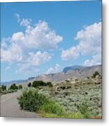 Road To The Clouds Metal Print