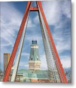 Robert N. Stewart Bridge - Columbus, Indiana Metal Print