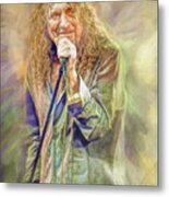 Robert Plant Zep Metal Print
