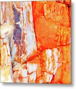 Rock Abstracts Of Ormiston Gorge #15 Metal Print