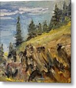 Rock Cut Hwy 11 Metal Print