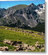 Rock Cut Overlook 2 From Trail Ridge Road, Rocky Mountain National Park, Colorado Metal Print