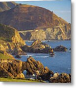 Rocky Creek Bridge Metal Print