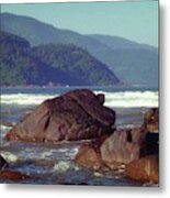 Rocky Formation And The Mountains Metal Print