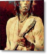 Rolling Stones Keith Richards Art Midnight Rambler Metal Print