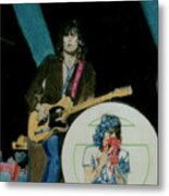 Rolling Stones Live - Keith Richards And Mick Jagger - Detail Metal Print