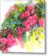 Rose Creeper Metal Print