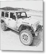 Rubicon Metal Print