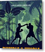 Rumble In The Jungle - Alternative Movie Poster Metal Print