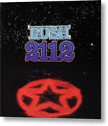 Rush 2112 Album Cover Metal Print
