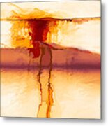 Rust Beauty Metal Print