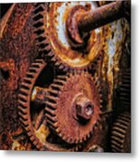 Rusted Gears, Redstone. Metal Print