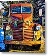 Rusty 1948 Gmc Truck Metal Print