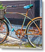 Rusty Bike Metal Print