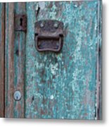 Rusty Door Knocker Metal Print
