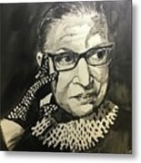 Ruth Bader Ginsburg Tribute Metal Print