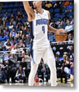 Sacramento Kings V Orlando Magic Metal Print