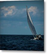 Sailing Away On Calm Seas Metal Print