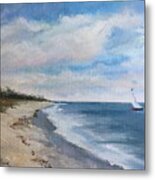 Sailing Home Metal Print