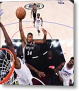 San Antonio Spurs V Los Angeles Clippers Metal Print