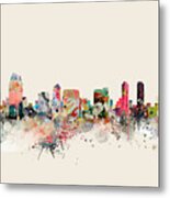 San Diego Skyline Metal Print