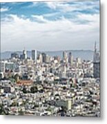 San Francisco Panorama, Corona Heights Metal Print