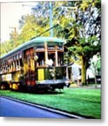 New Orleans Tram Car 1984 Metal Print