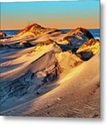 Sand Dune Sunset Metal Print