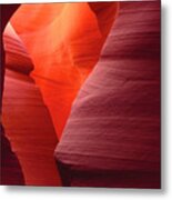 Sandstone Abstract Lower Antelope Slot Canyon Arizona Metal Print