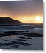 Sanna Bay Beach Ardnamurchan Peninsula Sunset Scotland Metal Print