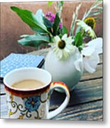 Saturday Morning In Corrales, New Mexico Metal Print