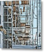 Scaffolding Color Metal Print