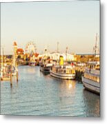 Scarborough Harbour Metal Print