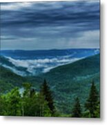 Scattered Showers In The Mountains Metal Print
