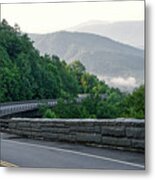 Scenic Driving Metal Print