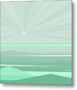 Seafoam Metal Print