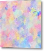 Secret Garden Colorful Abstract Painting Metal Print