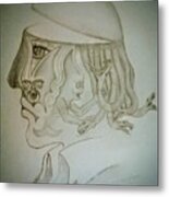 1978 Self Portrait I Can't Explain This My Memory Is Only Coming Through In Waves Metal Print