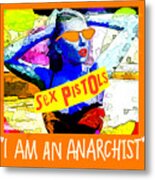 Sex Pistols Anarchist Art Metal Print