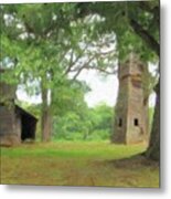 Shack And Tower Metal Print
