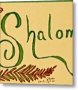 Shalom Metal Print