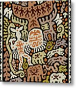 Shaman Tribal Hunter Metal Print