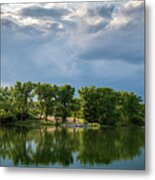 Sheridan State Fishing Lake Near Hoxie Kansas Metal Print