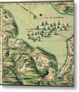 Siege Of Quebec City 1670 Metal Print