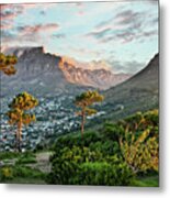 Signal Hill In Cape Town, South Africa Metal Print