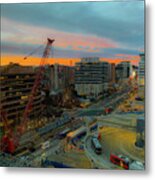 Silver Spring Under Construction Metal Print