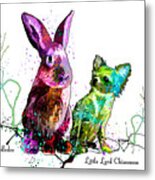 Sir Twiddledee And Little Lord Chiwowow Metal Print
