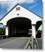 Smith Covered Bridge - Plymouth New Hampshire Usa Metal Print
