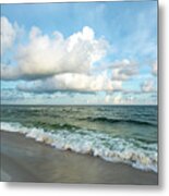 Smooth Waves On The Gulf Of Mexico Metal Print